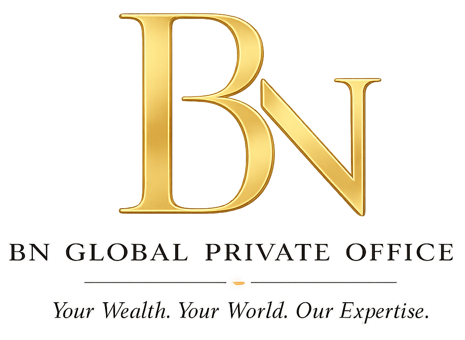 Global wealth, structured with private office precision.